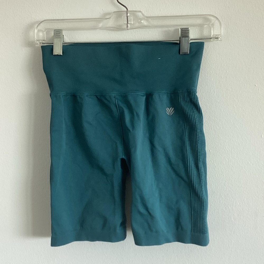 Blue Biker Shorts